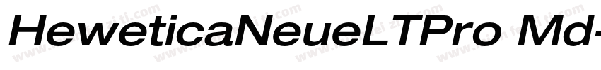 HeweticaNeueLTPro Md字体转换